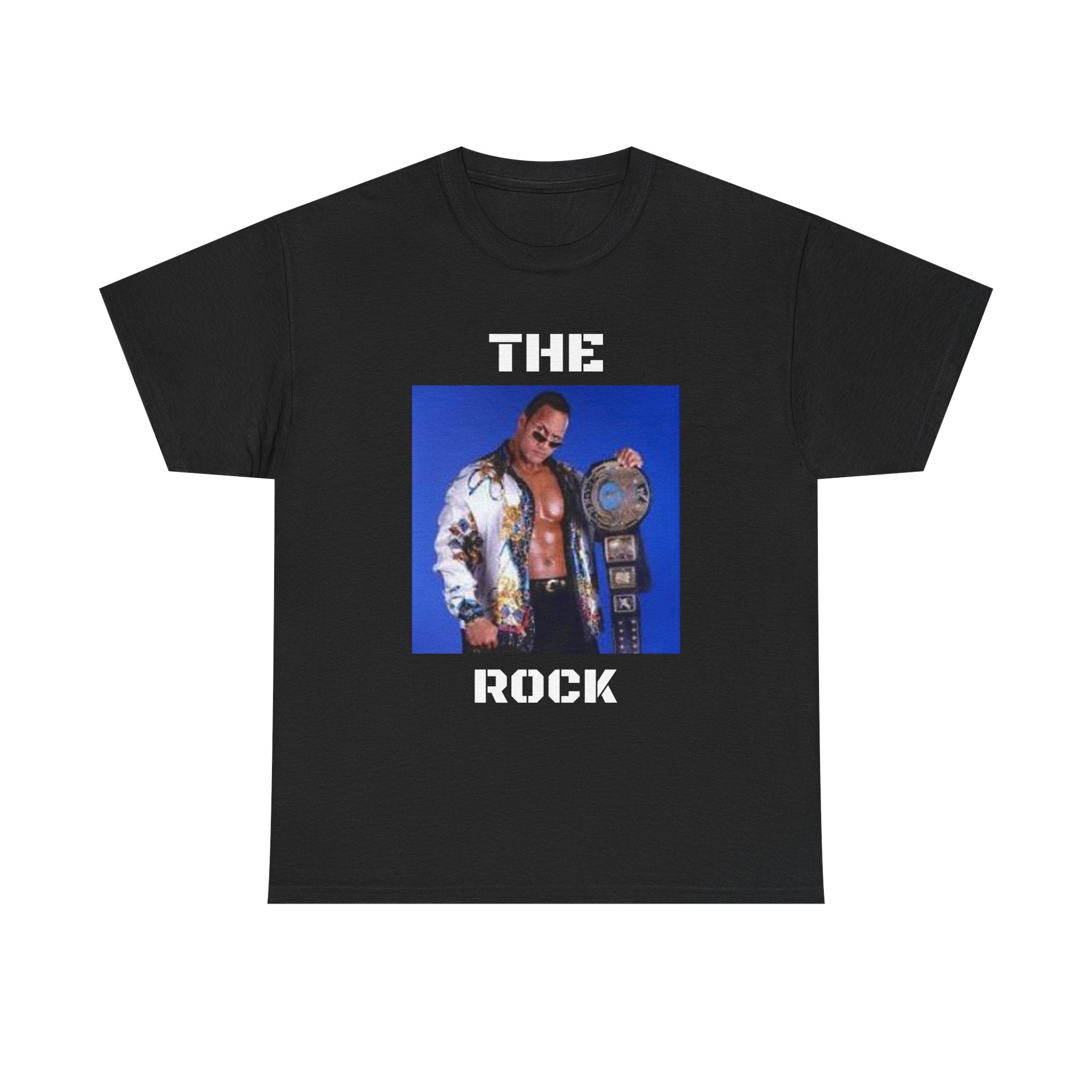 "The Rock" Retro Graphic Tee